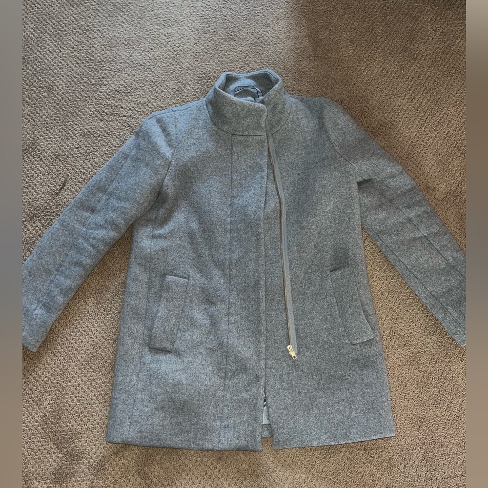 J.Crew Women’s Heather Gray Wool Jacket size small
